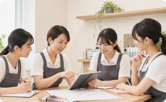 研修費用は、会社・オーナーが全額負担します