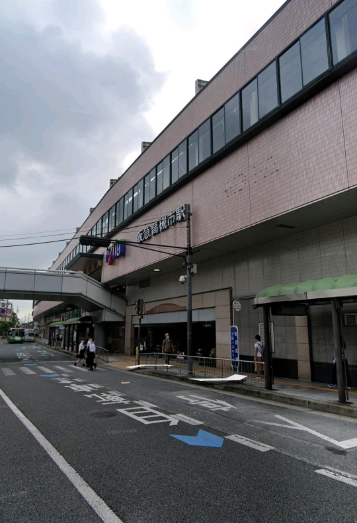 【1】阪急高槻市駅北側の出口を出て、中通りへ向かいます（三井住友銀行高槻支店が目印です）